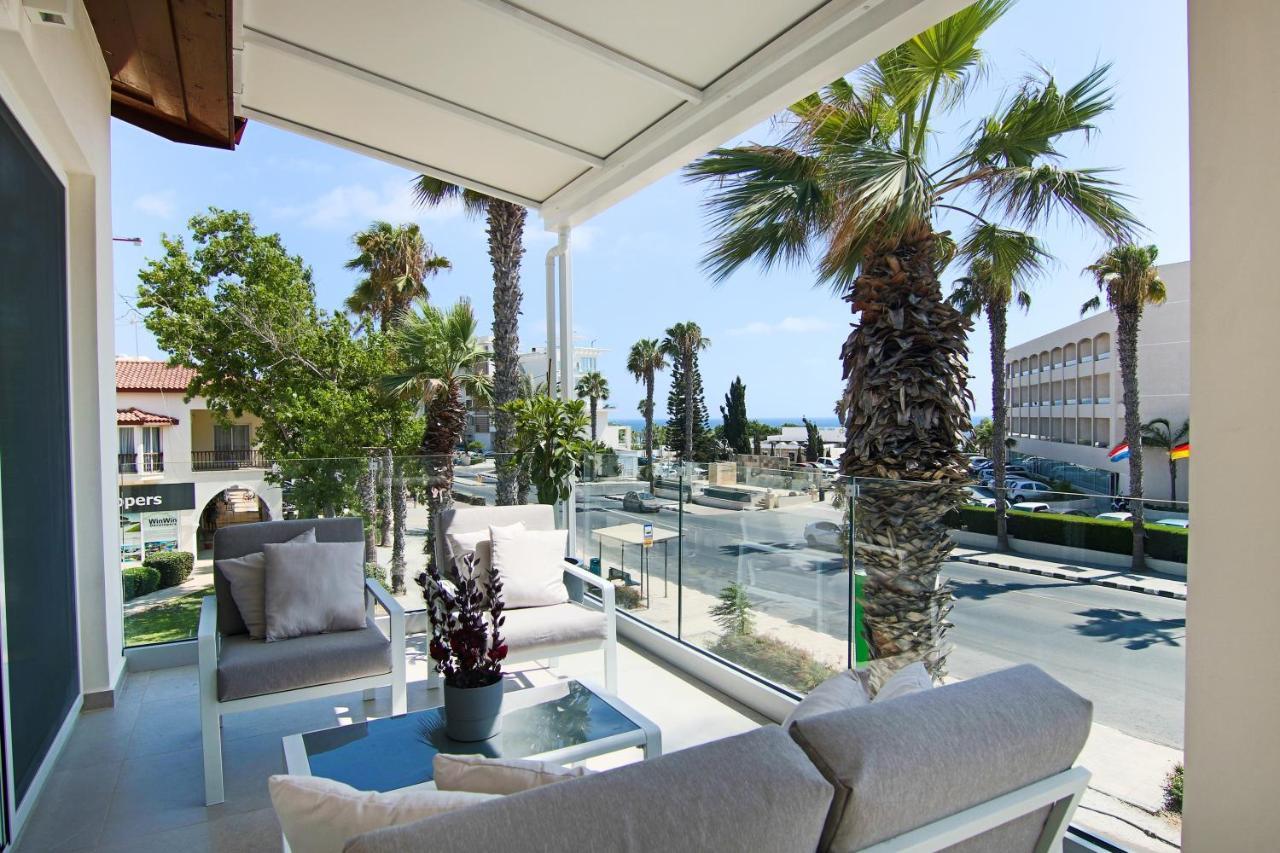 דירות Paphos Phaedrus Living: Seaview Luxury Flat Limnaria 114 מראה חיצוני תמונה